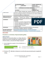 Guía No 1 - Fracciones - Aritmetica 5ºC - Periodo 4 PDF