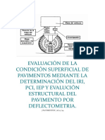 Evaluación de La Condición Superficial de Pavimentos Mediante La Determinación Del Iri