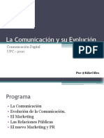 La Evolucion de La Comunicacion y El Marketing