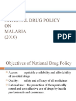 National Malaria Drug Policy