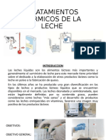 TRATAMIENTOS TÉRMICOS DE LA LECHE (Autoguardado)