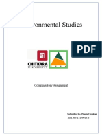 Environmental Studies: Compensatory Assignment