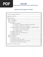 Instructivo SISCOM Crear Cedulas