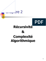 Chapitre2 Recursivité Complexité PDF