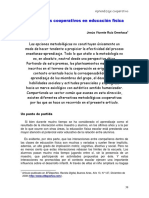 Los Métodos Cooperativos en Educación Física PDF