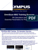 MX2 Training Program 4A PA Calculator Overview