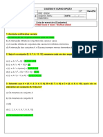 Lista de Exercicios