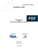 MCMC-MTSFB-TC-G009-2016 Requirements For Information N Network Security MCMC