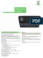 Infotainment Radio Swing Operating Instructions: Simply Clever