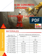 CURSO Control Calidad de Concreto Lanzado