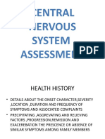 Central Nervous System Assessment