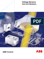 Voltage Sensors Curr Ent Sensors: Technical Catalogue