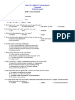 Malued Elementary School Diagnostic Test in Science 5