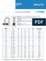 GRILLETE CORAZON CON PERNO ROSCADO Gunnebo 854 - CYE INGENIERIA - 17 PDF