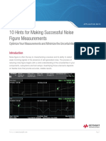 10 Hints For Making Successful Noise Figure Measurements: Optimize Your Measurements and Minimize The Uncertainties