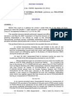 Petitioner Vs Vs Respondent: Second Division