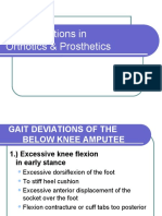 Gait Deviations in Orthotics & Prosthetics