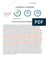 Plagiarism Scan Report: Exclude Url: None