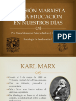 La Visión Marxista de La Educación en Nuestros