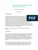 La Ergonomia Como Ambito de Aplicacion Desde La Psicologia