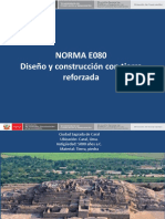 Norma E.080 Diseño y Construcción Con Tierra Reforzada PDF