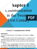 Communication in The Twenty-First Century