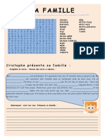 La Famille Feuille Dexercices Fiche Pedagogique Liste de Voca - 67598