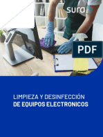 Limpieza y Desinfección de Equipos Electronicos