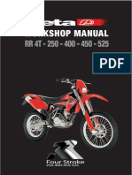 Beta RR 250 400 450 525 Service Repair Manual 2005-2007 PDF