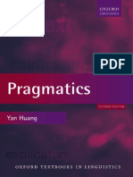 Pragmatics by Yan Huang - 2nd ED PDF