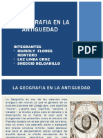 La Geografia en La Antiguedad