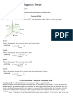 MP EM Ass 14 Magnetic Force PDF