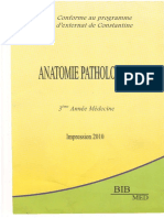 Serie Jaune 3eme Année - ANATOMIE PATHOLOGIQUE PDF