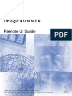 ImageRUNNER 5020 - 6020 Series Remote UI Guide