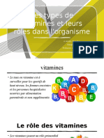 Les Types de Vitamines Et Leurs Rôles Dans