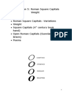 Roman Square Capitals