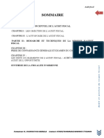 Audit Fiscal Mon Support de Cours Actuel PDF