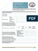 Business Plan For Npo Funding 2012-13 R 200 000 and Below