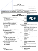 Introduction To Clinical Medicine MCQ Set A