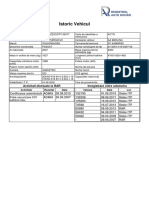 Istoric Vehicul: Activitati Efectuate La RAR Inregistrare Citire Odometru