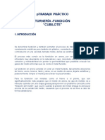 Informe de Fundicion