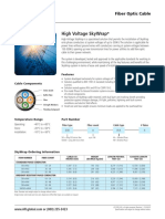 High Voltage Skywrap: Fiber Optic Cable