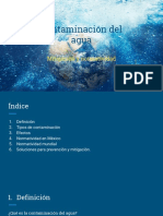 Contaminación Del Agua PDF