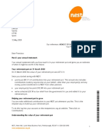 Here's Your Annual Statement.: NEST, Nene Hall, Lynch Wood Business Park, Peterborough, PE2 6FY T: 0300 020 0090