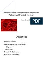 Anti Coagulation in Antiphospholipid Syndrome