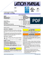 Installation Manual: R-410A Outdoor Split-System Air Conditioning