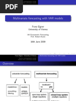 Forecasting and VAR Models - Presentation