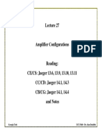 Lecture27-Amplifier Configurations