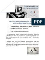 Sesión II. La Enfermedad y La Curación. Profundización en Ucdm PDF