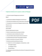 3 Preguntas Orientadoras de Pedagogía PDF